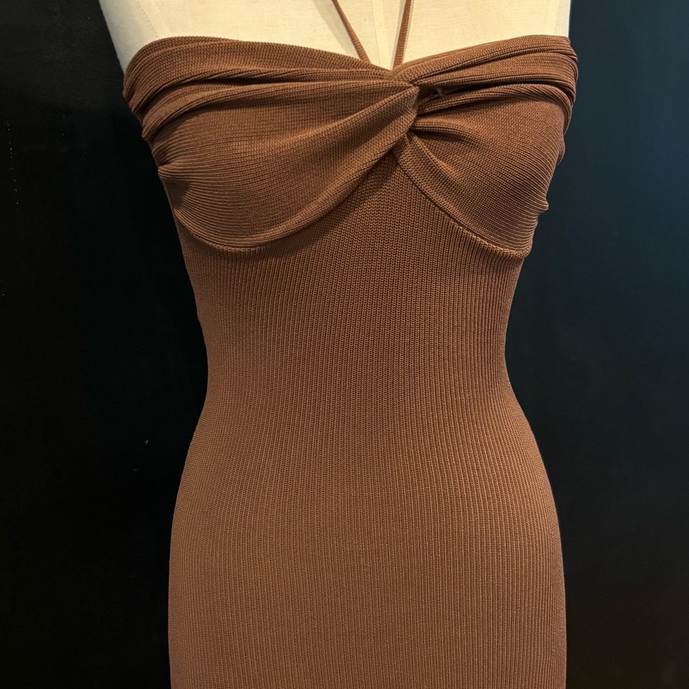 Brown Maxi Dress - Picture 2 of 3